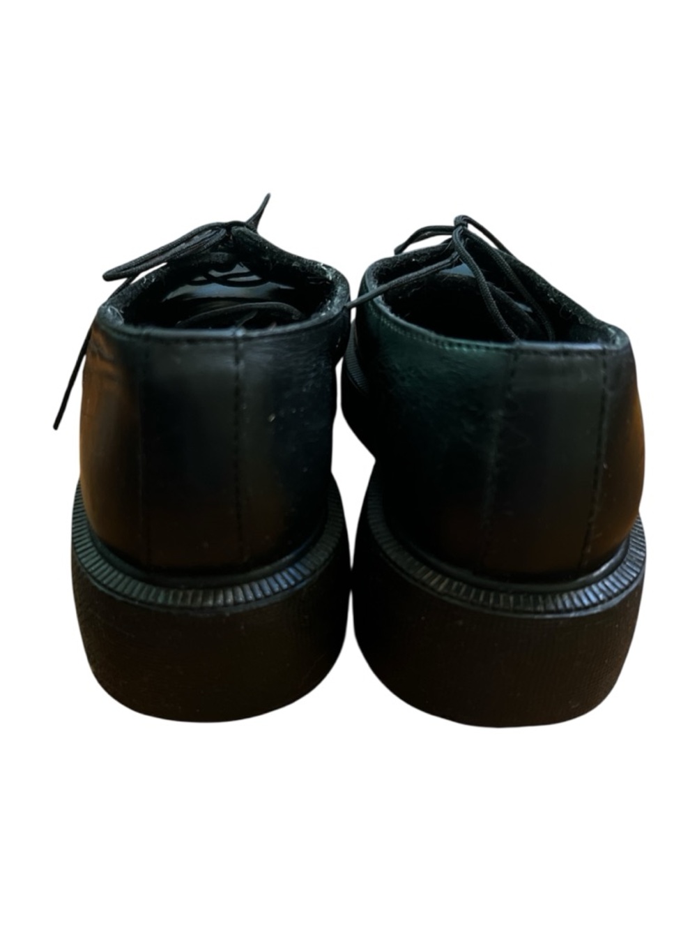 Chunky Spanish Leather Platform Oxfords - Picture 4 of 10